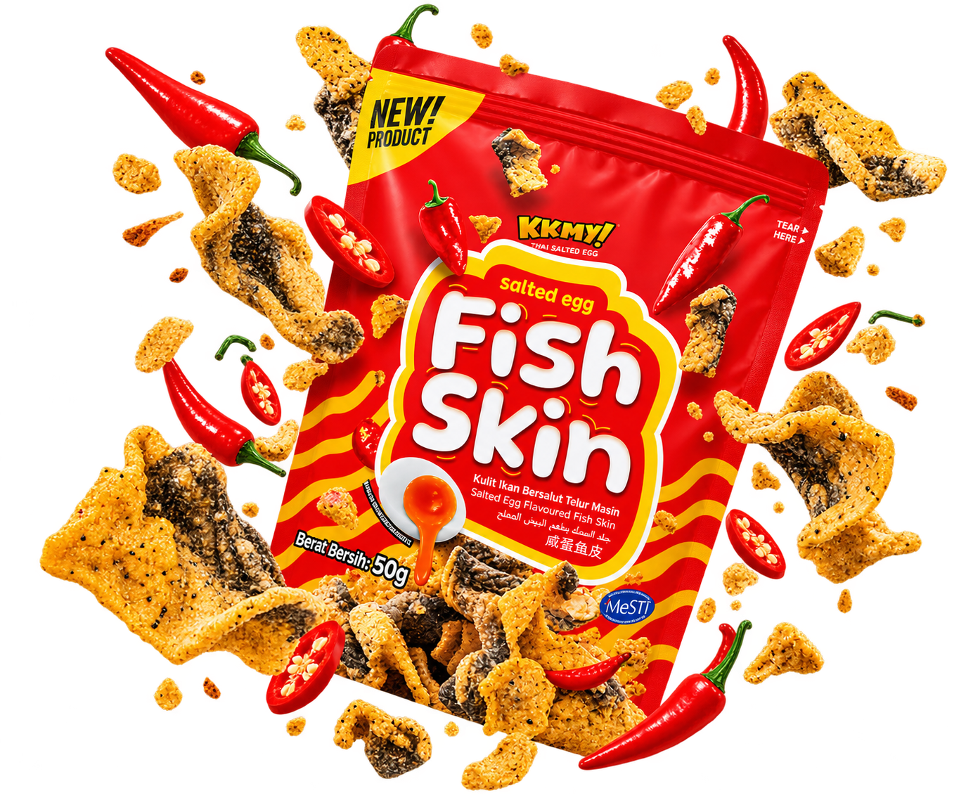 Fish Skin Salted Egg